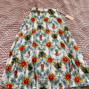 Rachel Zoe Tropical Print Skirt